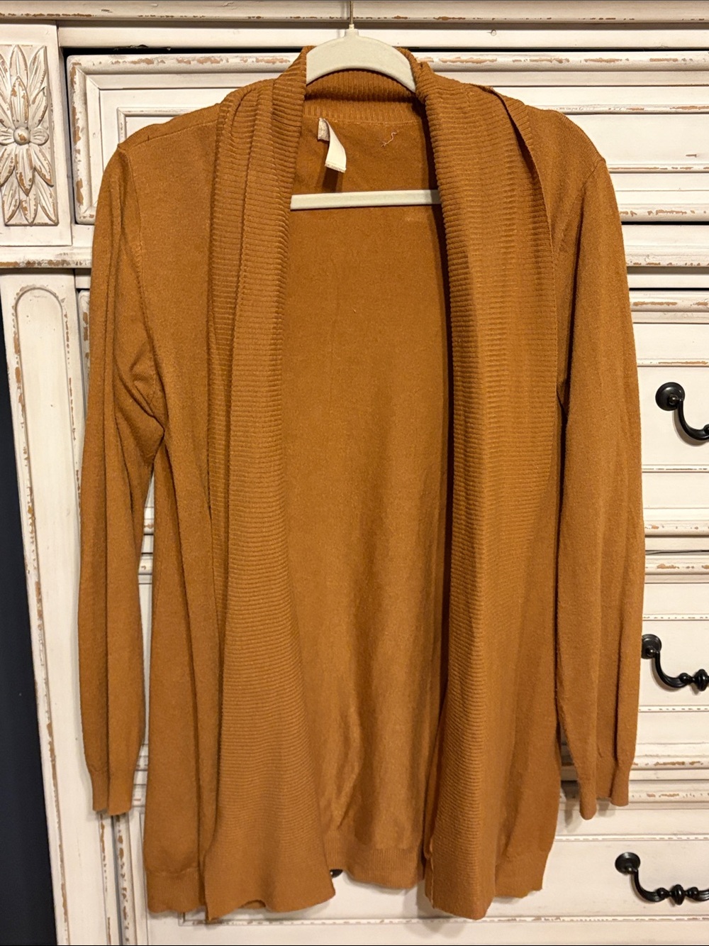 Altar'd State Open-Front Cardigan in Mustard